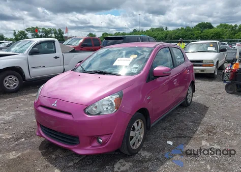 2015 Mitsubishi Mirage Es from USA, damaged, VIN ML32A4HJ4FH008576